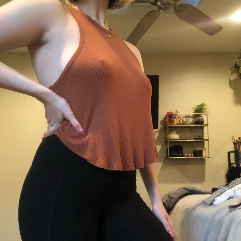 burnt orange tank